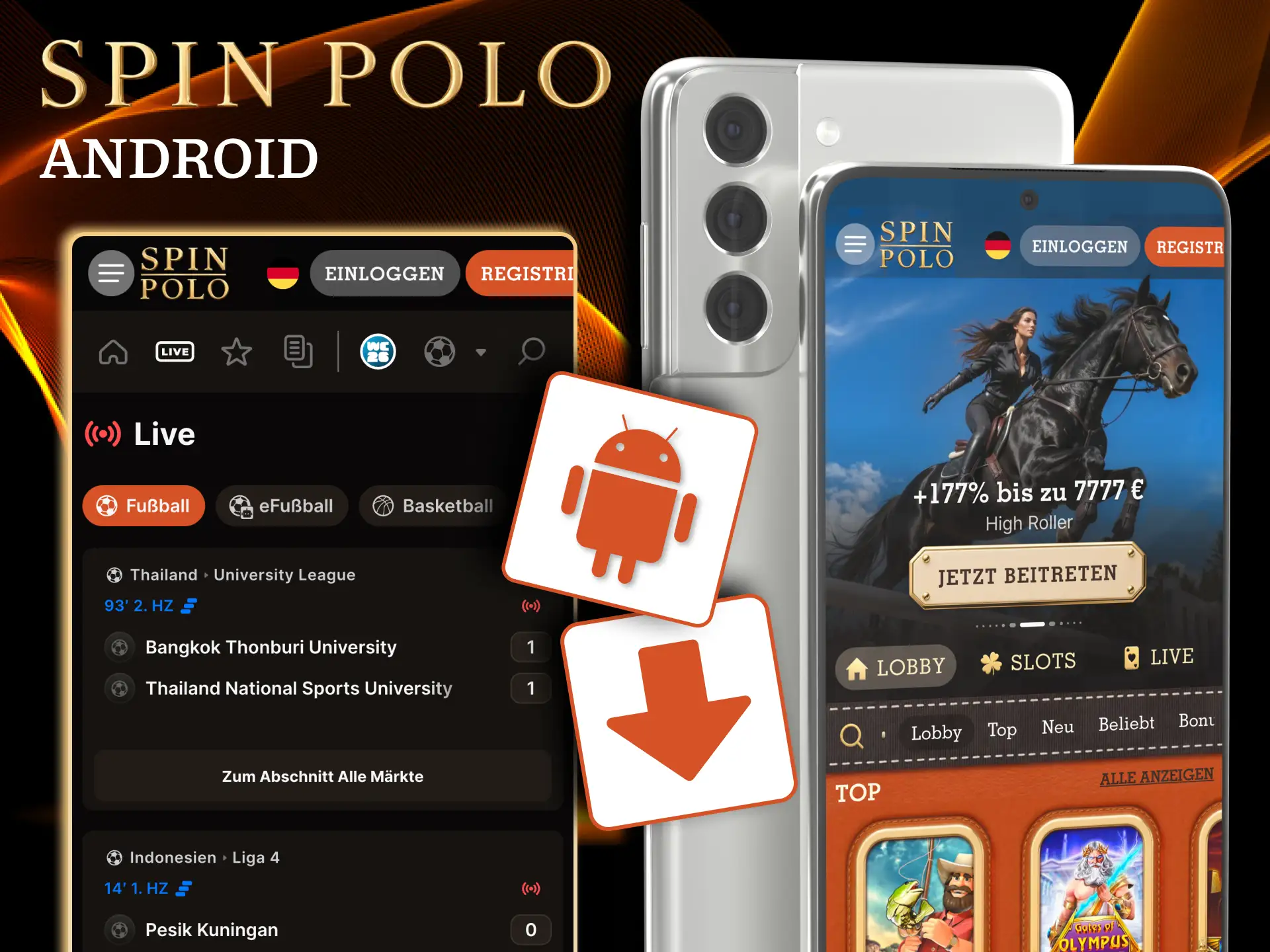 Bei Spinpolo APK Download in drei Schritten starten und Bonus sichern.
